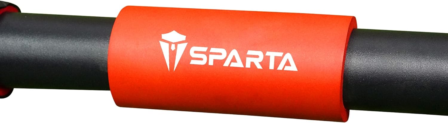 Sparta Adjustable Doorway Pull-Up Bar (71-94cm), Strong Grip & Secure Locking System, Non-Slip Chin-Up Bar for Full-Body Workouts, No-Screw Easy Installation for Home Gym