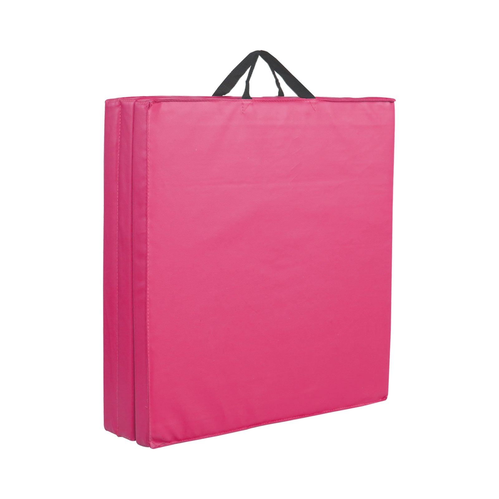 Spartawarrior Gymnastic Pink Yoga Mat 6FT Long – Non-Slip PU Leather Surface - High Density Polyether Rebound inner Material