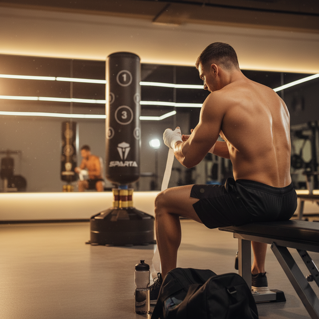 Free Standing Punch Bag  Durable Punching Bag for Home Gym Training Sparring boxing bag 6ft