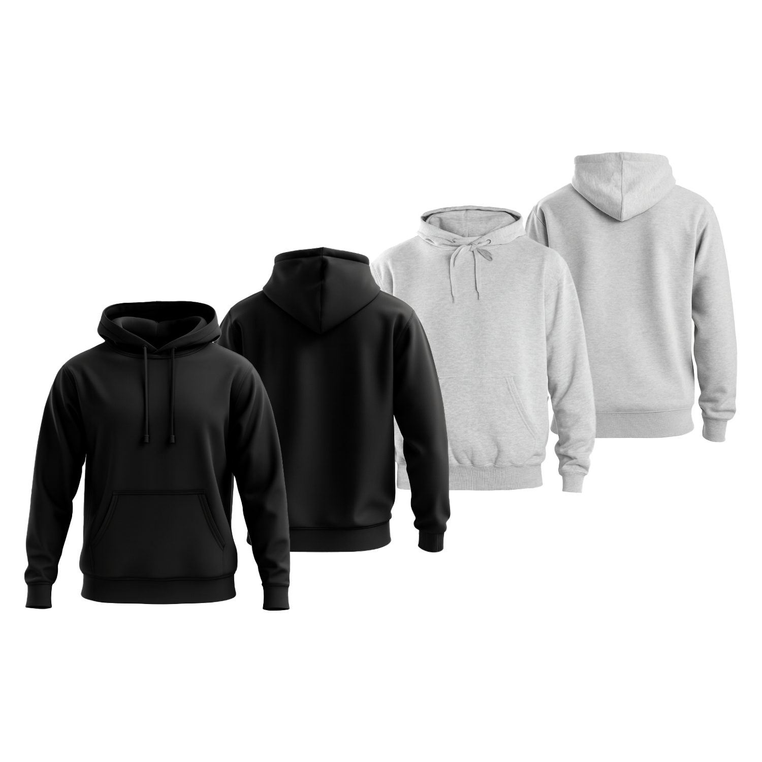 Sparta Unisex Plain Pullover Hoodie for Men & Women – Soft Cotton Blend Fleece Sweatshirt, Regular Fit Casual Hooded Jumper Warm Comfortable Streetwear Top