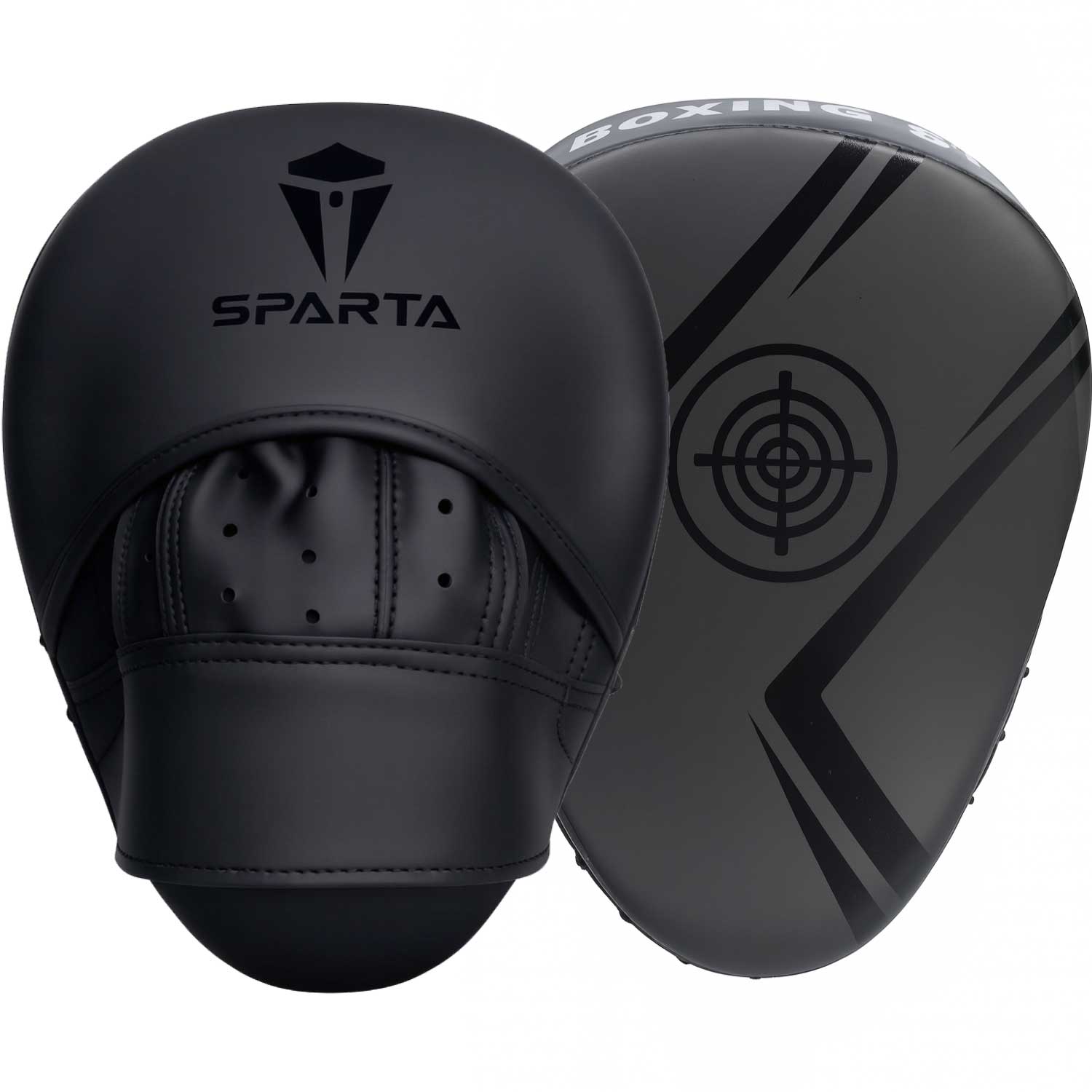Focus pads Boxing Mitts Curved Hook and Jab Target Hand Pads - Great for MMA, Kickboxing, Martial Arts, Muay Thai, Karate Training - Padded Punching, Coaching Strike Shield