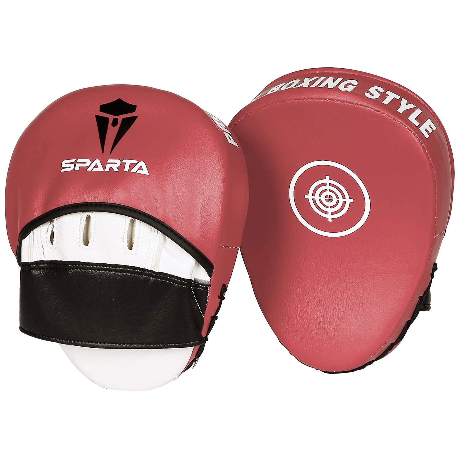 Focus pads Boxing Mitts Curved Hook and Jab Target Hand Pads - Great for MMA, Kickboxing, Martial Arts, Muay Thai, Karate Training - Padded Punching, Coaching Strike Shield