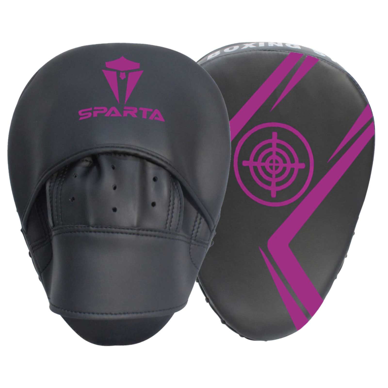Focus pads Boxing Mitts Curved Hook and Jab Target Hand Pads - Great for MMA, Kickboxing, Martial Arts, Muay Thai, Karate Training - Padded Punching, Coaching Strike Shield