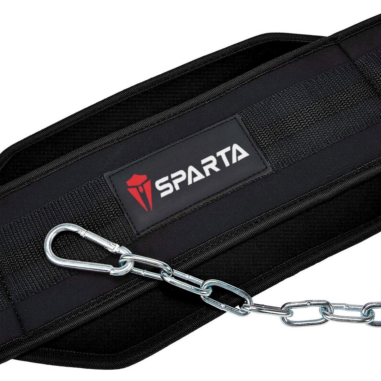Spartawarrior Dipping Belt with Chain - Weightlifting Belts - Ideal Pull Up Dip Belt