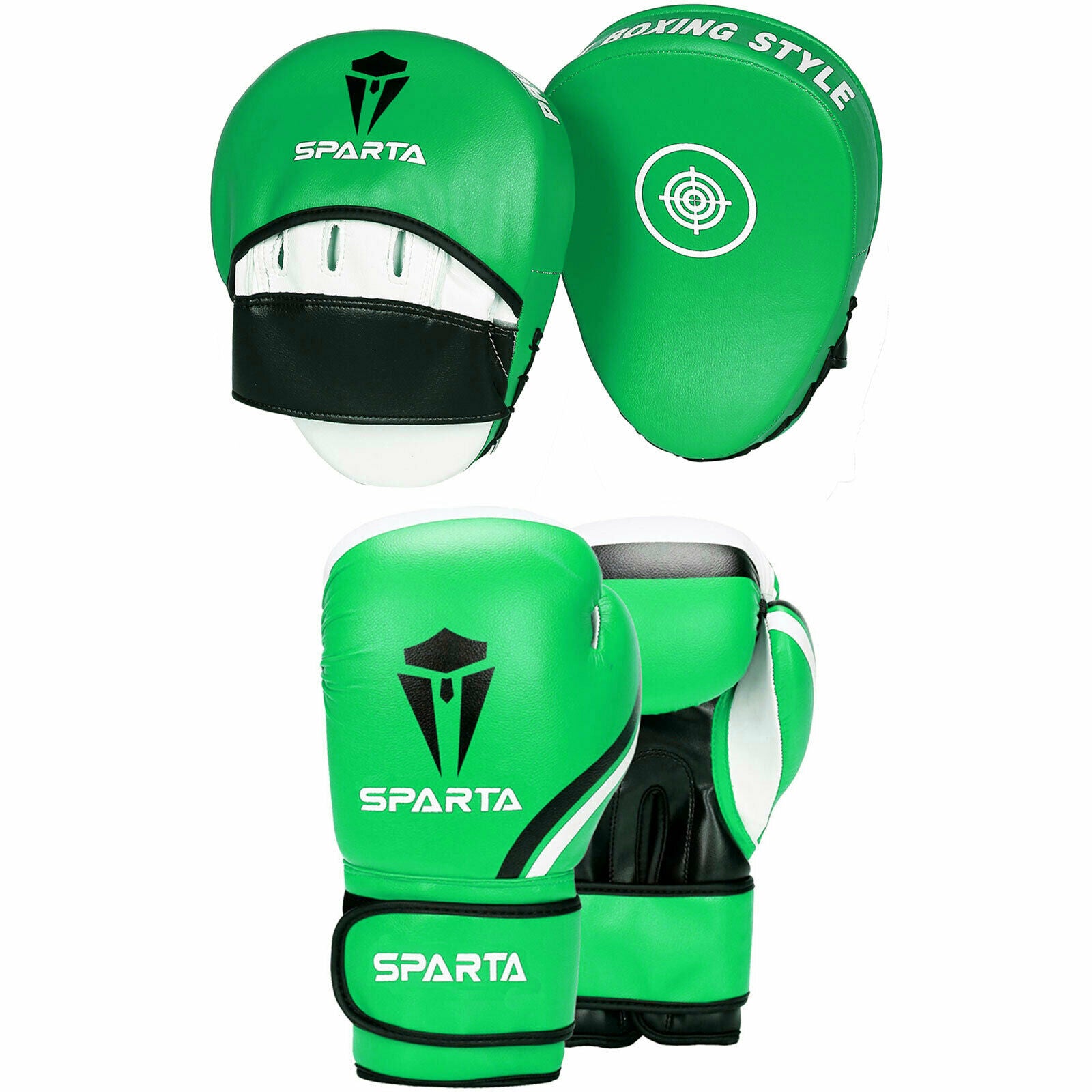 Boxing Gloves and Focus Pads Set for MMA Punch Bag Training & Fitness