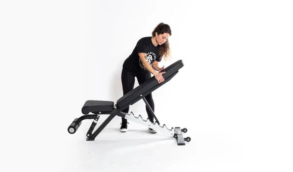 Adjust Weight Bench for Incline, Decline & Flat Workouts