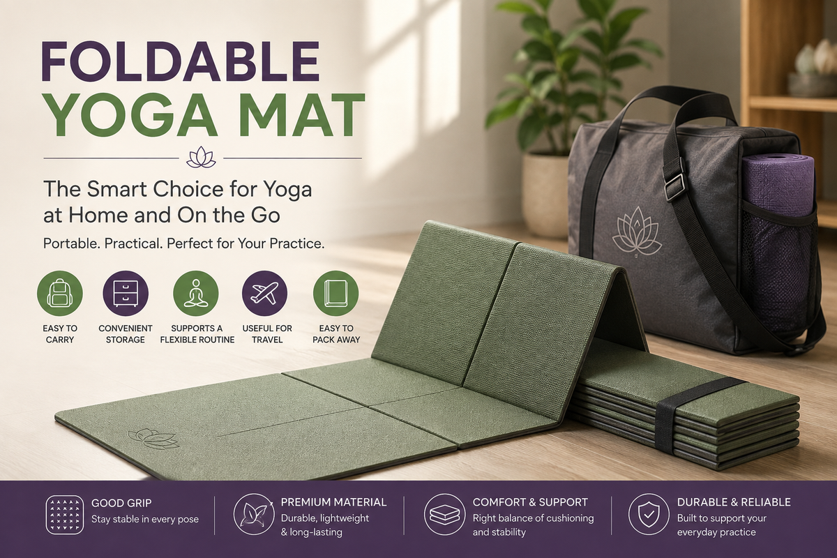 Foldable Yoga Mat: The Smart Choice for Yoga at Home and On the Go