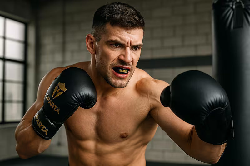 Gumshield Mouthguard for Boxing, MMA, Muay Thai, Rugby, Football – Adults & Kids Boil & Bite Gum Shield with Case – Shock-Absorbing Mouth Guard for Training & Sparring