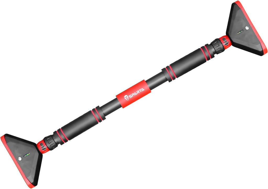 Sparta Adjustable Doorway Pull-Up Bar (71-94cm), Strong Grip & Secure Locking System, Non-Slip Chin-Up Bar for Full-Body Workouts, No-Screw Easy Installation for Home Gym