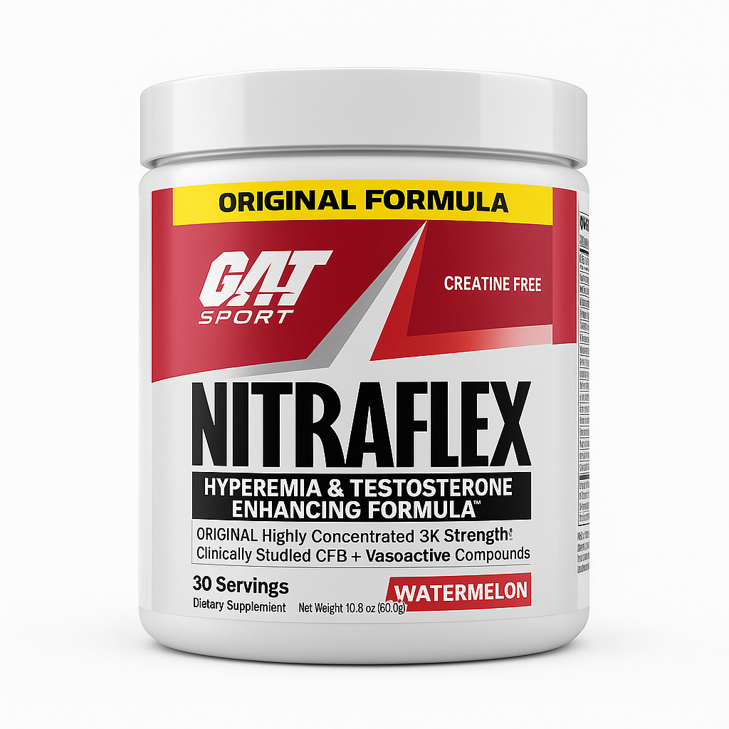 GAT Nitraflex Pre-Workout  30 Servings | Intense Energy, Focus & Pump Formula