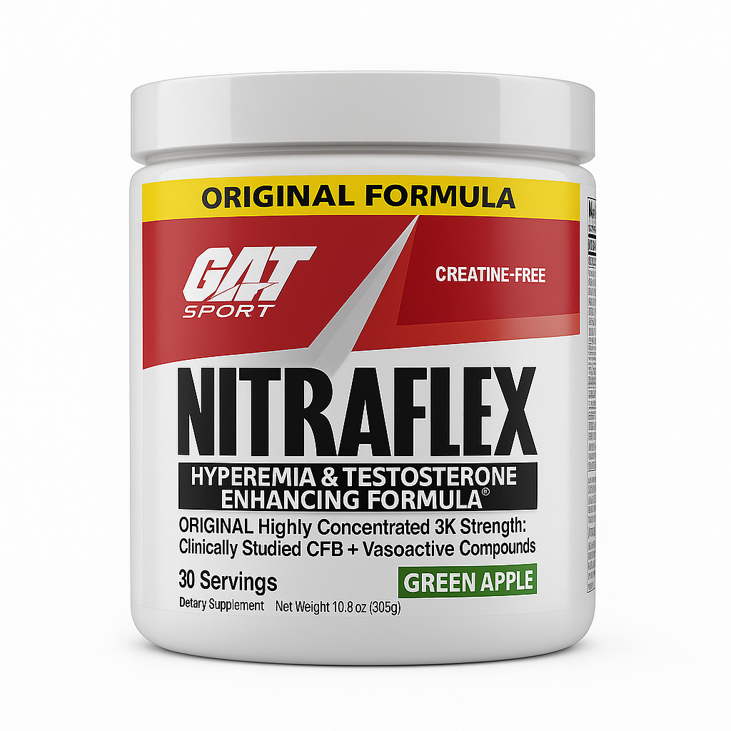 GAT Nitraflex Pre-Workout  30 Servings | Intense Energy, Focus & Pump Formula