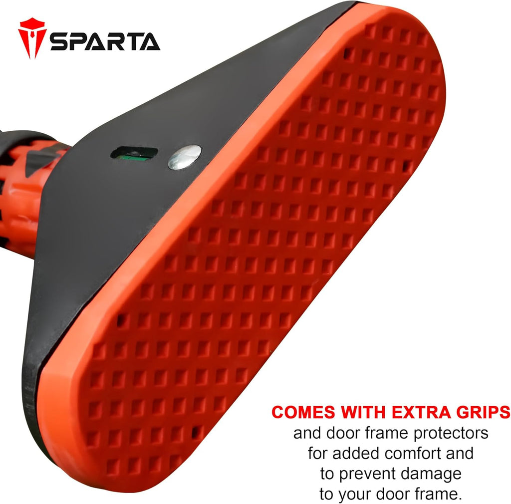 Sparta Adjustable Doorway Pull-Up Bar (71-94cm), Strong Grip & Secure Locking System, Non-Slip Chin-Up Bar for Full-Body Workouts, No-Screw Easy Installation for Home Gym