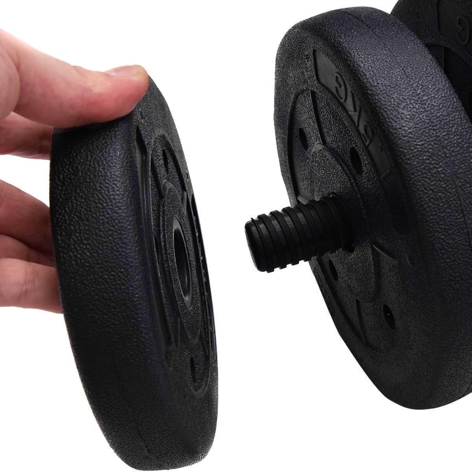 Adjustable Weights Dumbbells Set for Men & Women, 2 in 1 Barbell hand Weights set ideal for Weight Lifting, Body building, Strength Training, Home Gym Fitness Workout 20kg,30kg gym weights