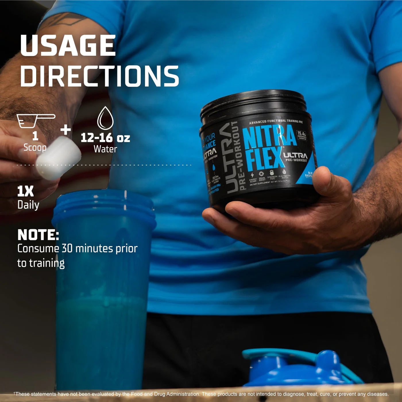 GAT Sport Nitraflex Ultra – Advanced Pre-Workout for Energy, Focus & Endurance