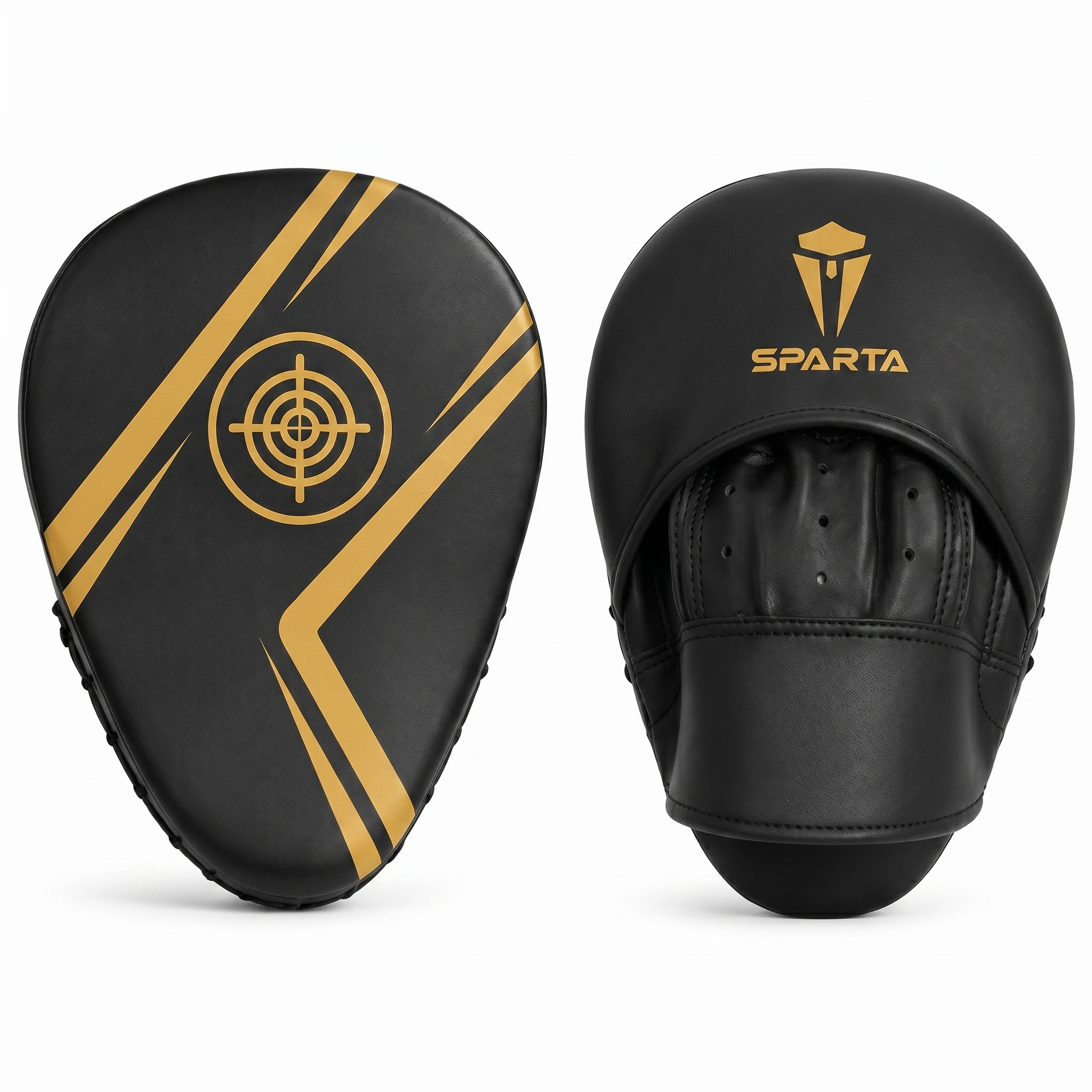 Boxing Focus Pads Curved Hook & Jab MMA Training Punching Gloves Muay Thai Mitts