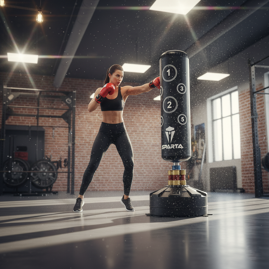 Free Standing Punch Bag  Durable Punching Bag for Home Gym Training Sparring boxing bag 6ft