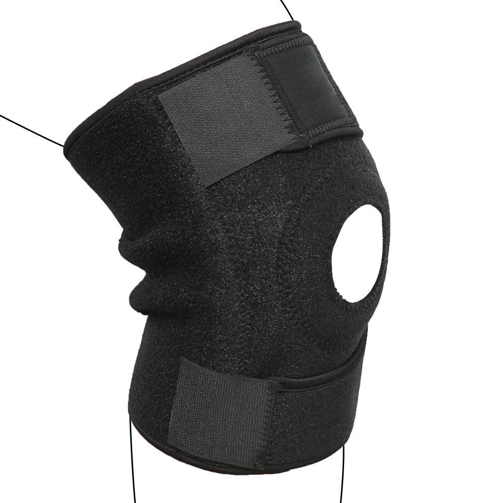 Knee Support Brace Open Patella Adjustable Compression for Ligament Support, Meniscus Tear, Arthritis, Cartilage Damage & Joint Pain Relief Men & Women