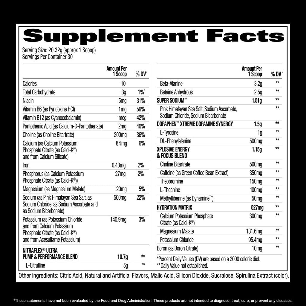 GAT Sport Nitraflex Ultra – Advanced Pre-Workout for Energy, Focus & Endurance