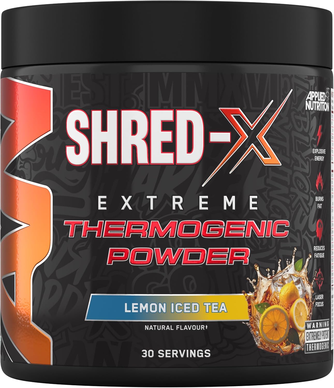 Applied Nutrition Shred X Fat Burner - ABE All Black Everything Fat Burner, Thermo Weight Management (300g - 30 Servings)