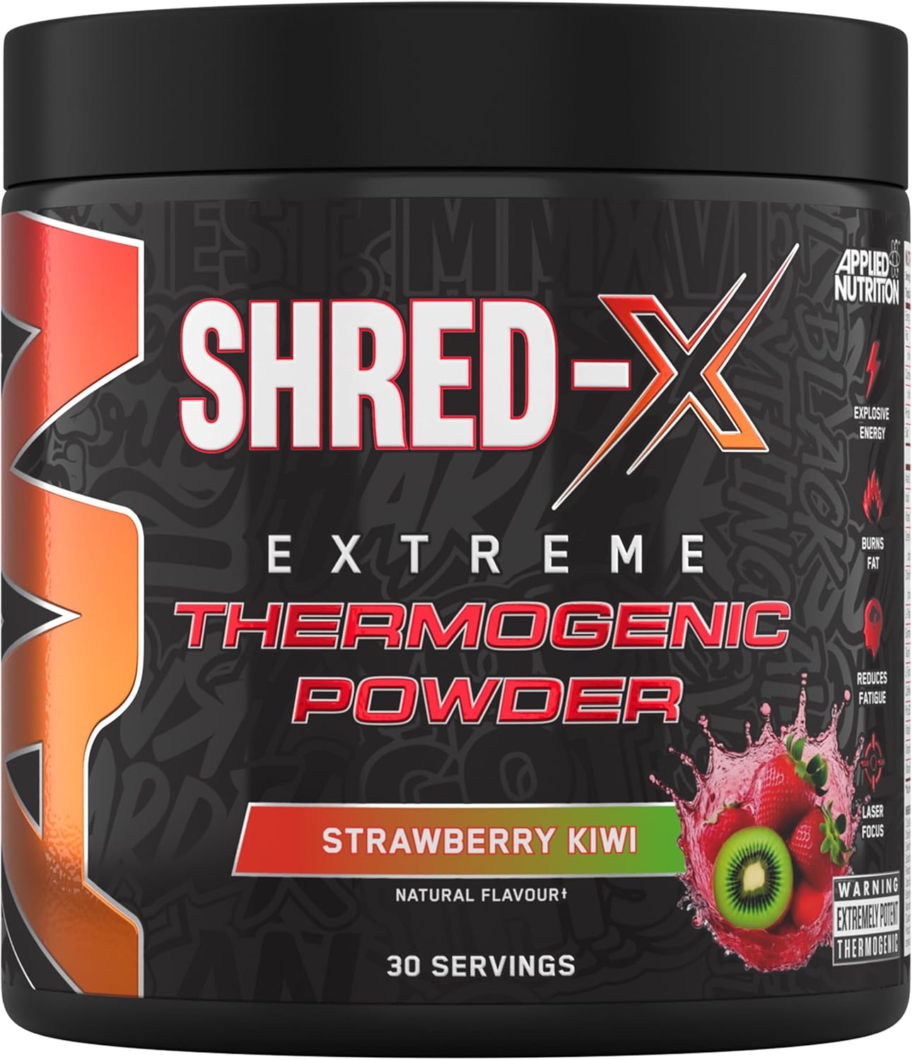 Applied Nutrition Shred X Fat Burner - ABE All Black Everything Fat Burner, Thermo Weight Management (300g - 30 Servings)
